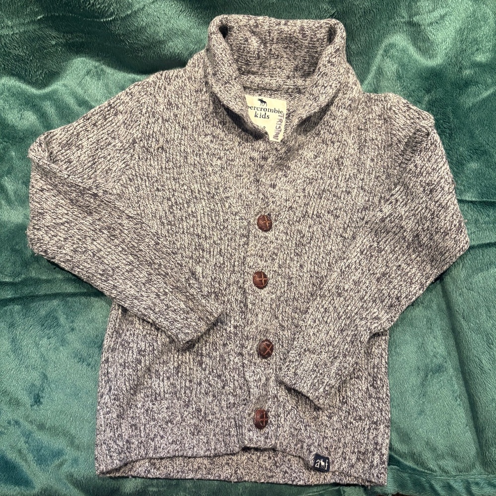 Kids Abercrombie Sweater w/ Shawl-Neck Collar